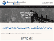 Tablet Screenshot of econs.com.au